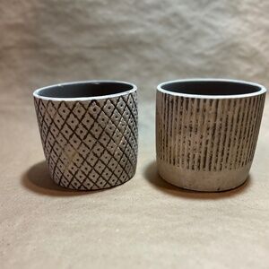 Two Ceramic Planters